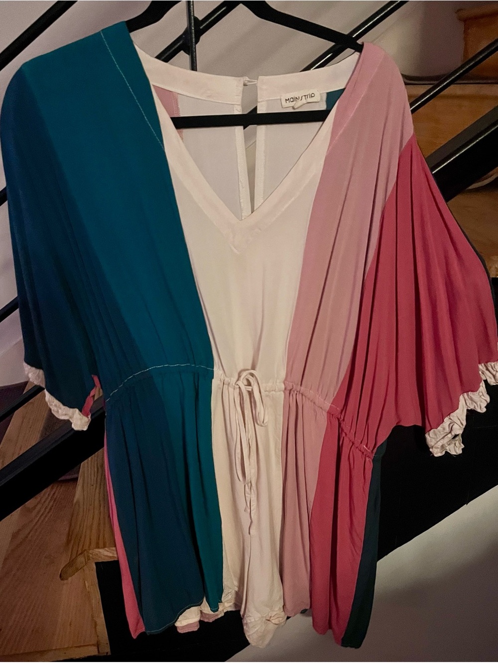 Fun Drawstring-waist Romper✨ Sz Lg
